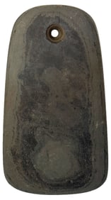 4" Ohio Slate Pendant. Nice Banding. Ex King Ross.