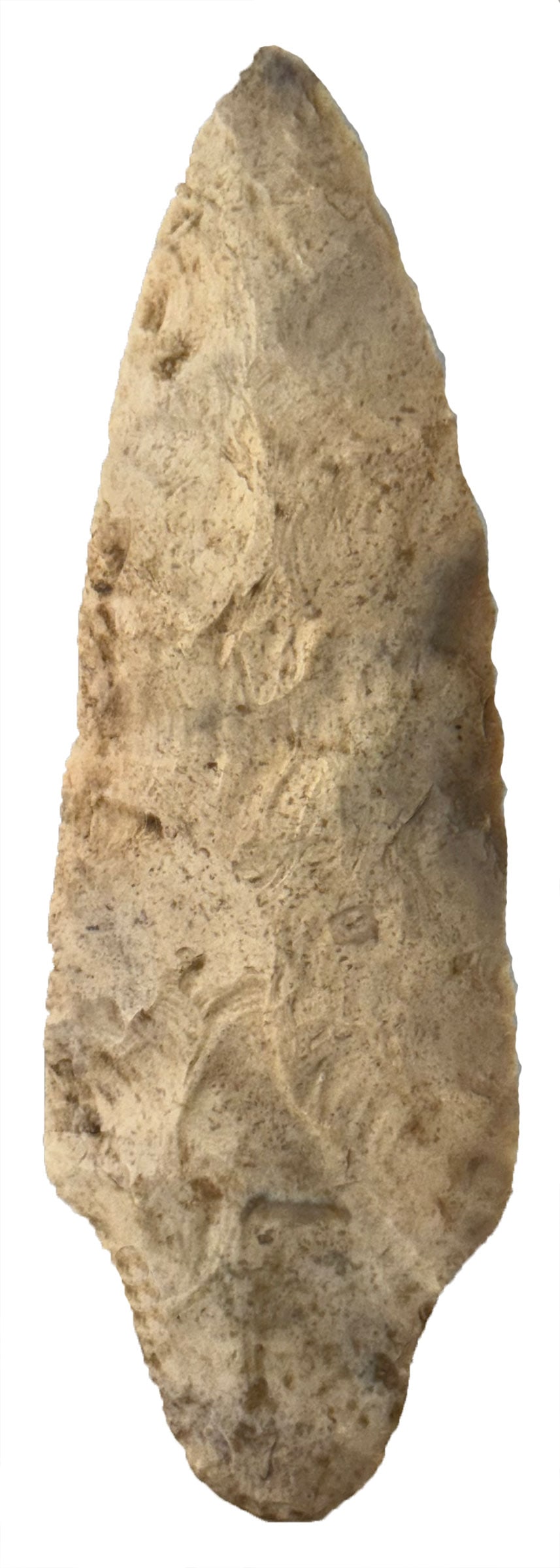 5 1/4" Woodland Adena. Tan Chert. Jackson Co, IN. Ex Doug Watkins.  (1 of 2)