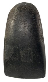 4" Celt. Black Hardstone. Illinois. Ex Doug Watkins.