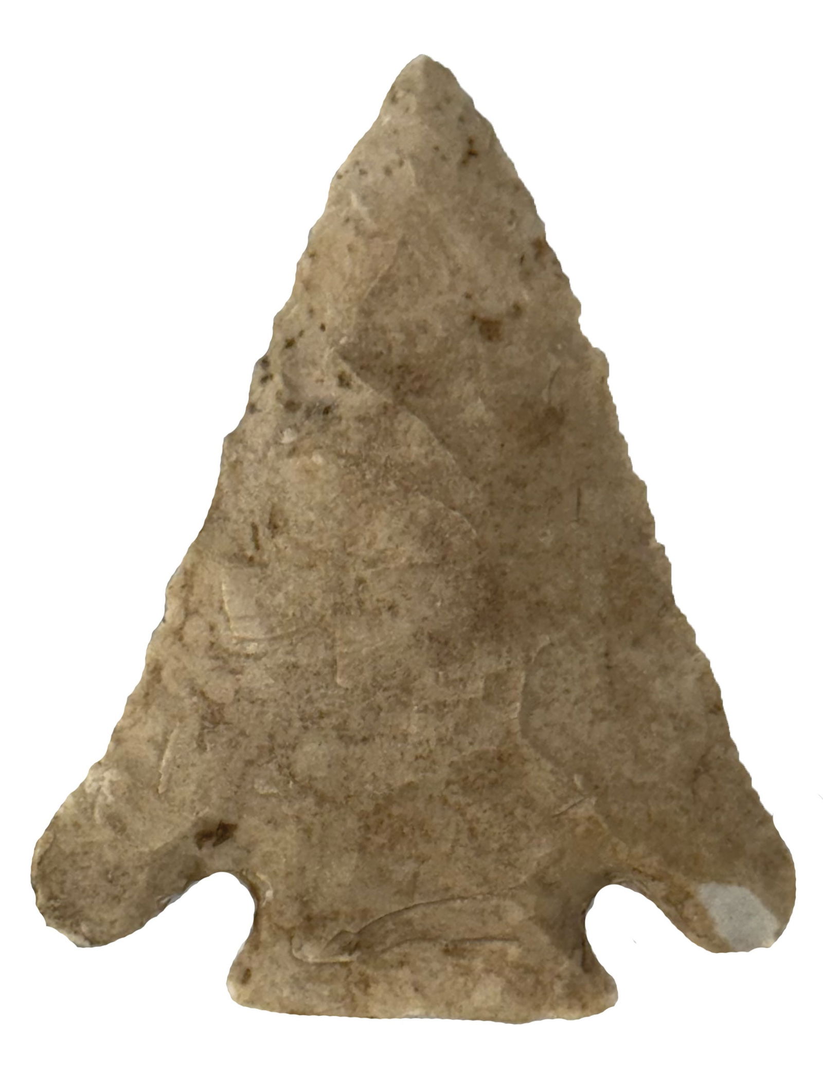 2 3/16" Archaic Point. Burlington. Washington Co, IL. Ex Floyd Ritter and Nick Gray. (1 of 2)