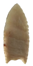 1 3/4" Folsom. Recovered near the Estes Park area, Colorado. Ex Bill Mangold. 