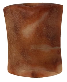 2 5/8" Quartz Hourglass Bannerstone. Pike County, IL. Ex Terry Allen.