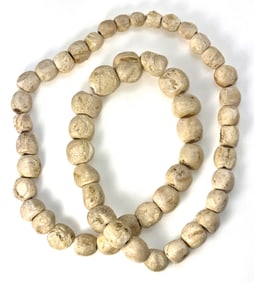 Frame with Wonderful Conch Shell Beaded Necklace. Missouri. Pictured. Ex Hathcock . 