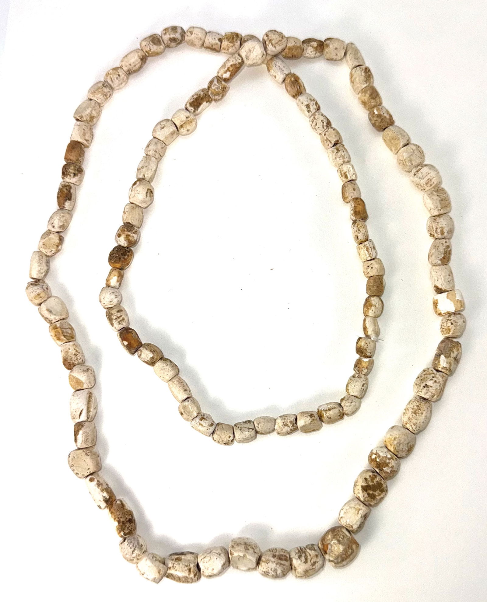 Strand of Couch Shell Beads. Fox Field Site, Kentucky. Pictured. Ex Atkinson and Ross.  (1 of 1)