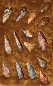 Frame of Southern Georgia Points. Pictured in  Who's Who 11. Ex King Ross. 