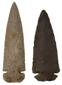 2 Dovetails. Minor Tips Restoration. Illinois.  Ex King Ross Collection. 