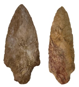 2 Illinois Gary Points. Pictured in  Who's Who 11. Ex King Ross Collection.