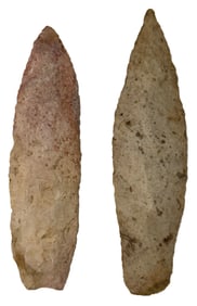 2 Sedalia Points. Both recovered in Illinois. Pictured in  Who's Who 11. Ex King Ross Collection.