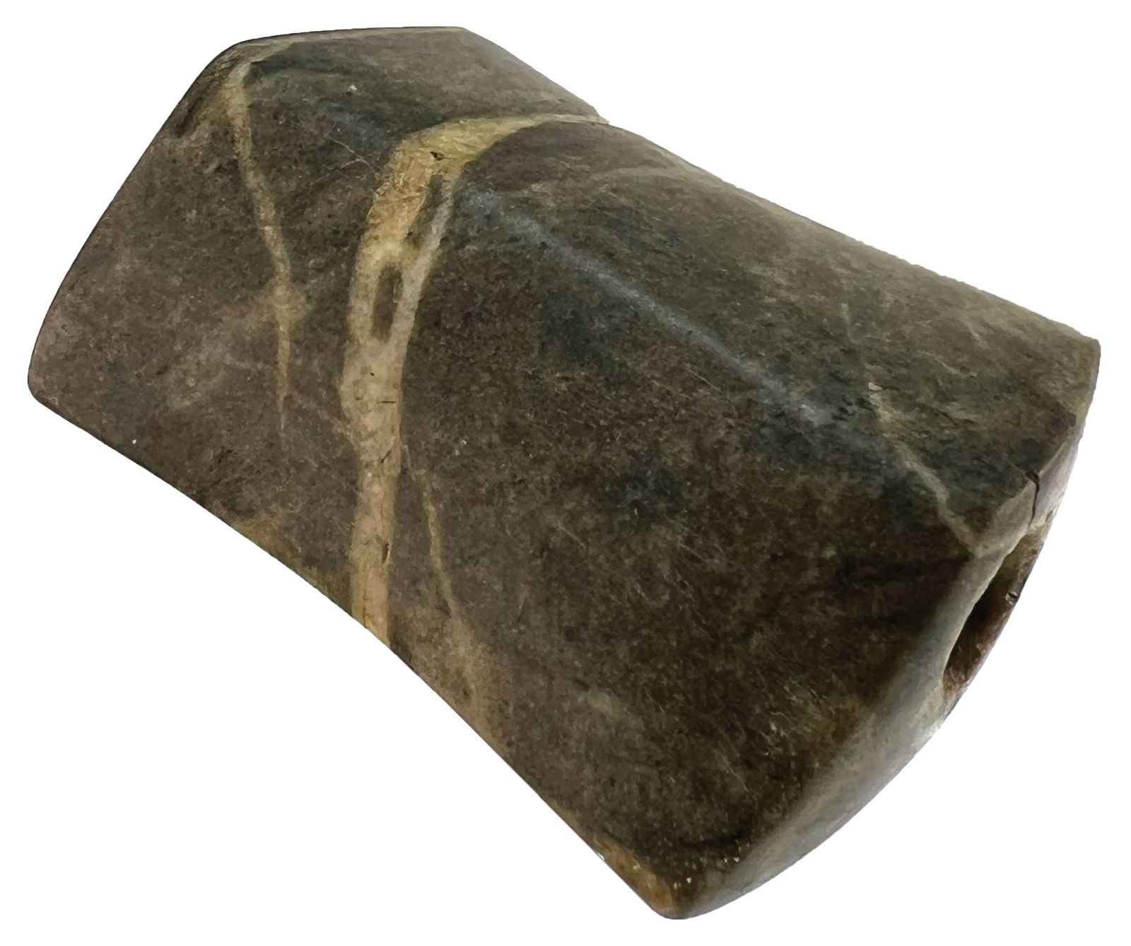 3" Hourglass Bannerstone. Quartzite. Kentucky. Excellent pedigree. Jackson COA. (1 of 8)