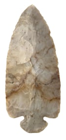 3 7/8" Flintridge Button Base Dovetail. Ohio. Ex John Baldwin and Walter Nelson.