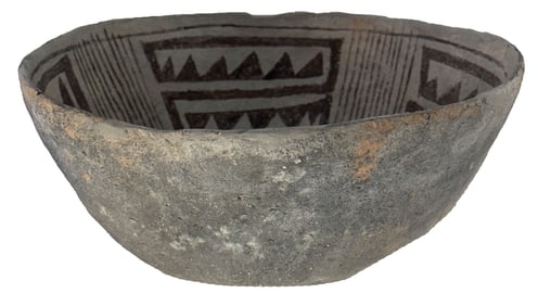 7 7/8” D. Southwest Bowl. Nice smoke marks.  Ex Steve Switzer.