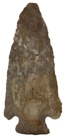 3 3/8" Hardin. Missing tip. Sonora Flint. Recovered in Kentucky. Ex Jerry Hodson. 