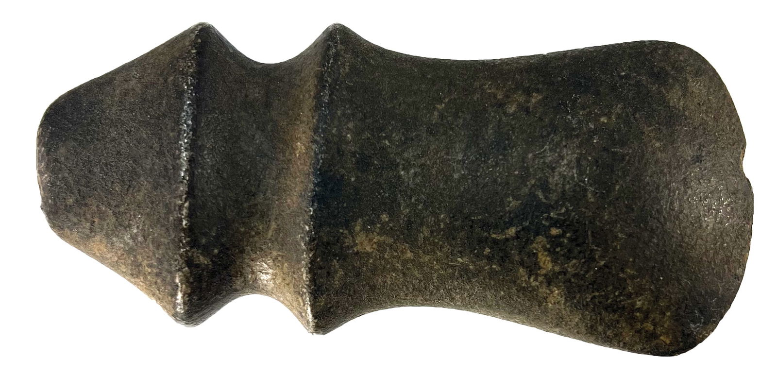 5 1/8” Trophy Axe. Indiana. Nick on bit. Hardstone. Ex Richard Nelson and Gary Smith.  (1 of 3)