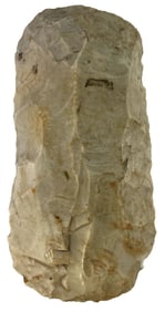 5 1/8" Adz. Nice Polish on bit. Possibly Kaolin or White Flint Ridge. Illinois. E Bill Mangold. 