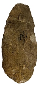 6” Hoe. Brown to Tan Material. Graves County, Kentucky. Ex Bill Mangold. 