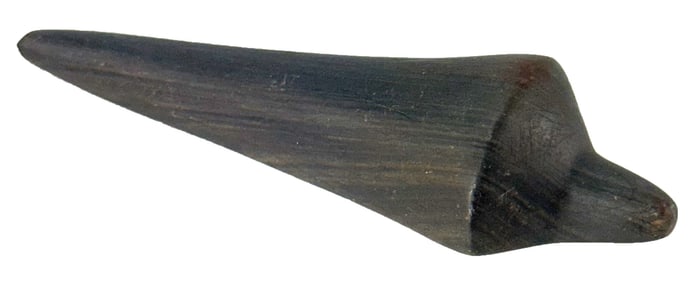 4 7/8” Lizard Effigy. Hancock County, Ohio. Ex E. Chadwick. 