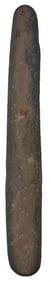 19 1/2" Roller Pestle. Gray Hardstone. Mississippi County, Arkansas.Ex Raymond Vietzen. 