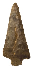 3 3/16" Nice Perkiomen Jasper Point. Pennsylvania. Pictured. Ex Gary Litherland. 