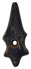 1 15/16” Rare Canal Coal Otter Effigy Pendant. Fox Field Site, Kentucky. Pictured. Ex Ross.&#1