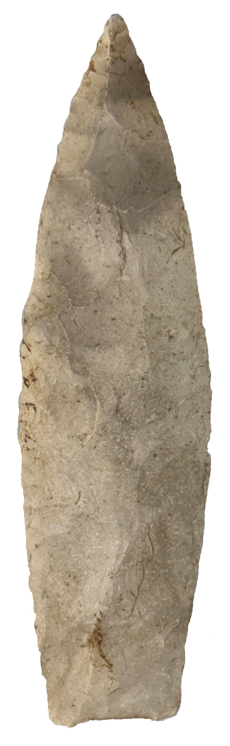 6 7/16" Sedalia. Burlington Chert. Great example. Missouri. Ex Brandon Vanderver. : 6 7/16" Sedalia. Burlington Chert. Great example. Cole County, Missouri. Ex Brandon Vanderver.