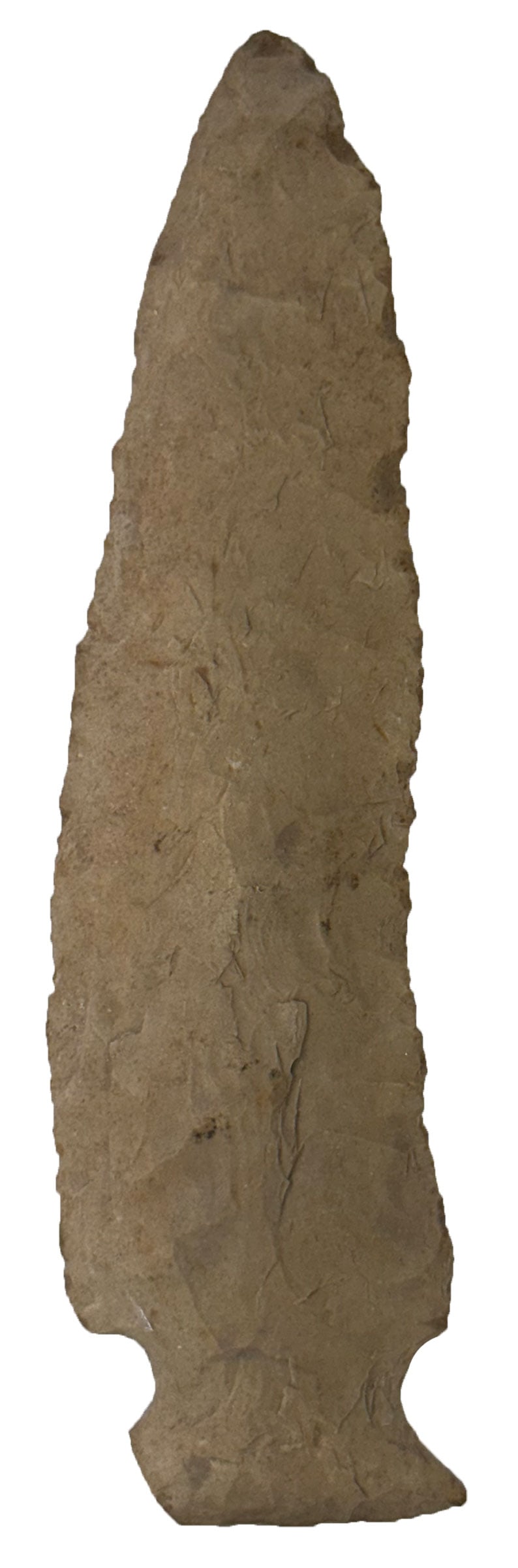 4 3/4" Archaic Side Notch. Lt Gray Coshocton. Marion County, Ohio. Ex Doug Watkins. COA. (1 of 3)