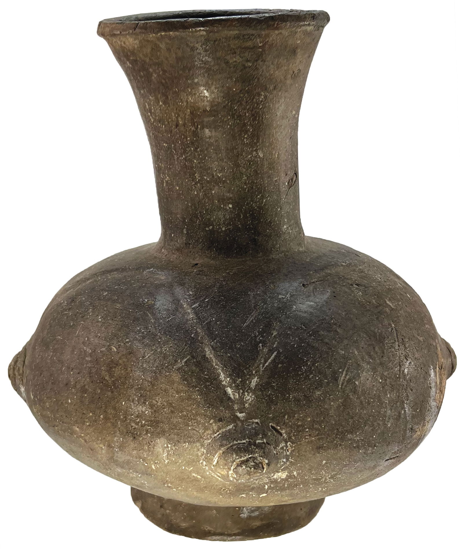 8 3/4" T. Nice Rare Breast Water Bottle. Arkansas. Pictured. Ex King Ross.   (1 of 4)