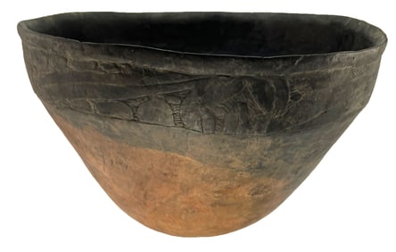 10 15/16" Friendship Engraved Bowl. Lee County, Arkansas. Ex Bill Rowlett. Jackson COA.