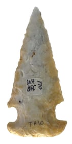 3 1/4" Thebes. Tan Flint. Knox County, Ohio. Ex William Allen. Rogers COA. 