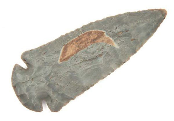 4 5/16” Dovetail. IN. Rogers, Partain, Jackson COAs: 133. 4 5/16” Dovetail. Crawford Co, IN. Very well made. High grade of Hornstone. Rogers, Partain, Jackson COAs