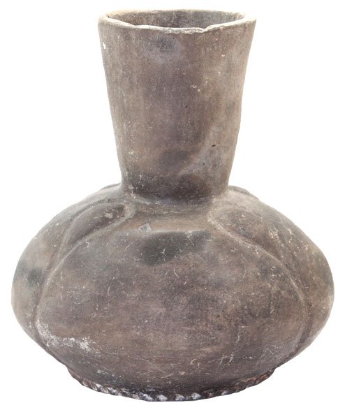 7 7/8” Ogee Effigy Bottle. Mississippi Co, AR. Solid: 204. 7 7/8” Ogee Effigy Bottle. Mississippi Co, AR. Solid. Ex-Dan Stroud