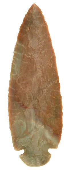 5 3/8” Carter Cave Dovetail. KY. Nice. Davis G10 COA: 257. 5 3/8” Carter Cave Dovetail. Kentucky. Very well flaked. Davis G10 COA