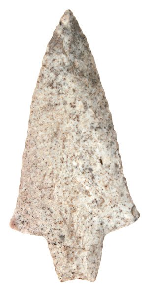 5” Dickson. MO. Ed Buel. Pictured. Davis G10 COA: 335. 5” Dickson. Lincoln Co, MO. Beautiful Boone Chert example. Thin, well made. Ex-Fred Abel, Ed Buel. Pictured in WW#10 (Abel). Davis G10 COA.