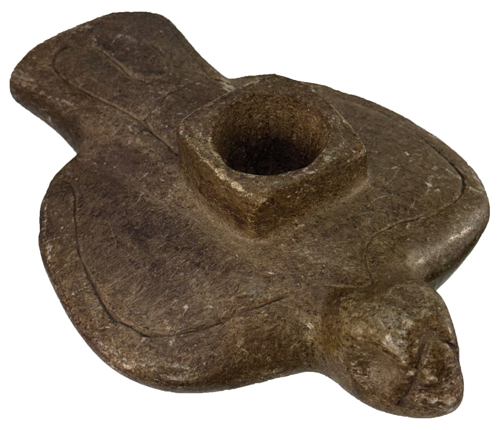 7 1/4" Flying Bird Pipe. Engraved. Stewert County, Tennessee. #321. (1 of 8)