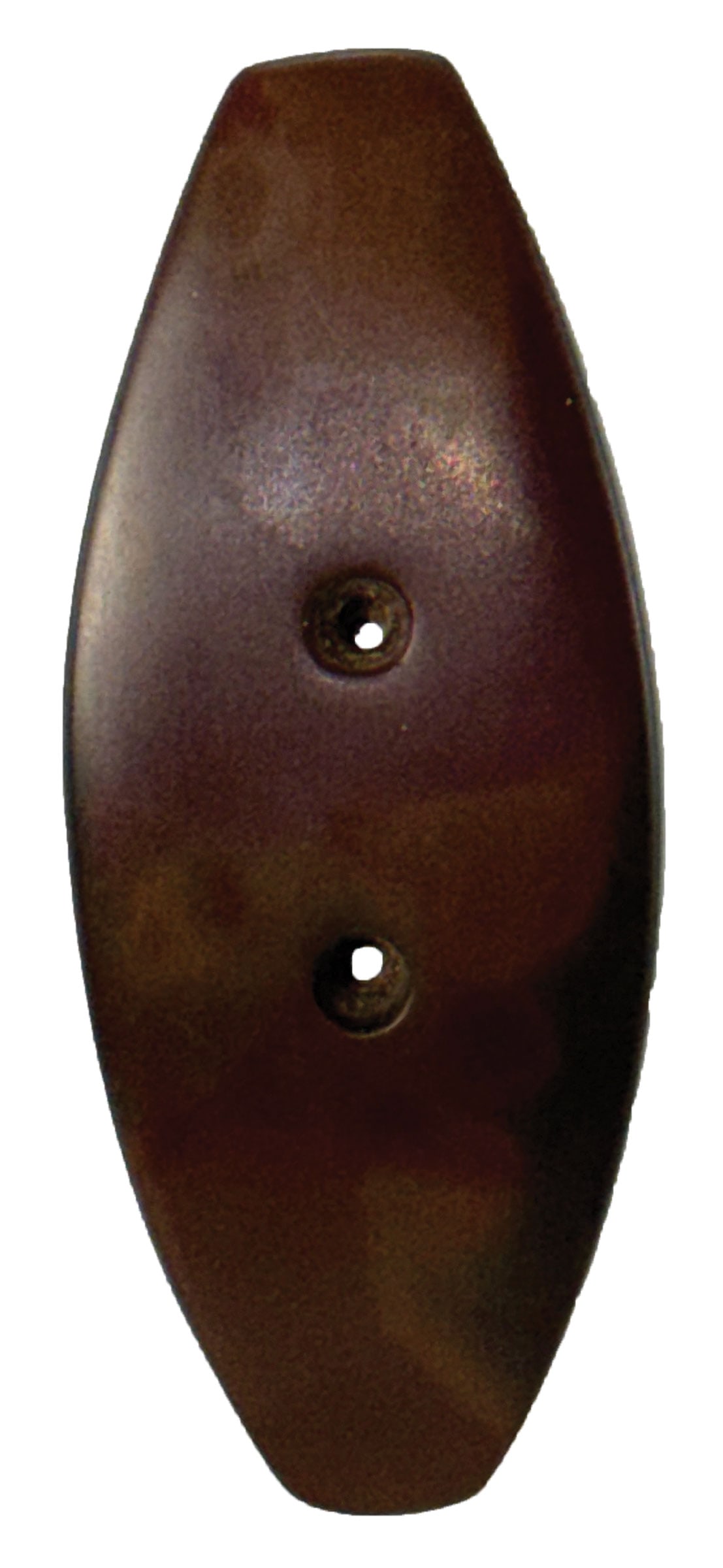 3 7/8” Hematite Gorget. Ohio. Nice coloring on one side. Ex Sean Cotner (1 of 3)
