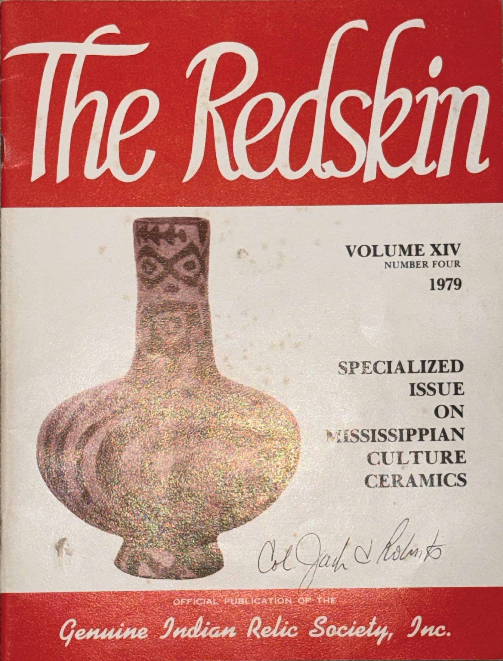 Copy of The Redskin, Volume 14, Number 4. Ex Quinton Matson. (1 of 1)