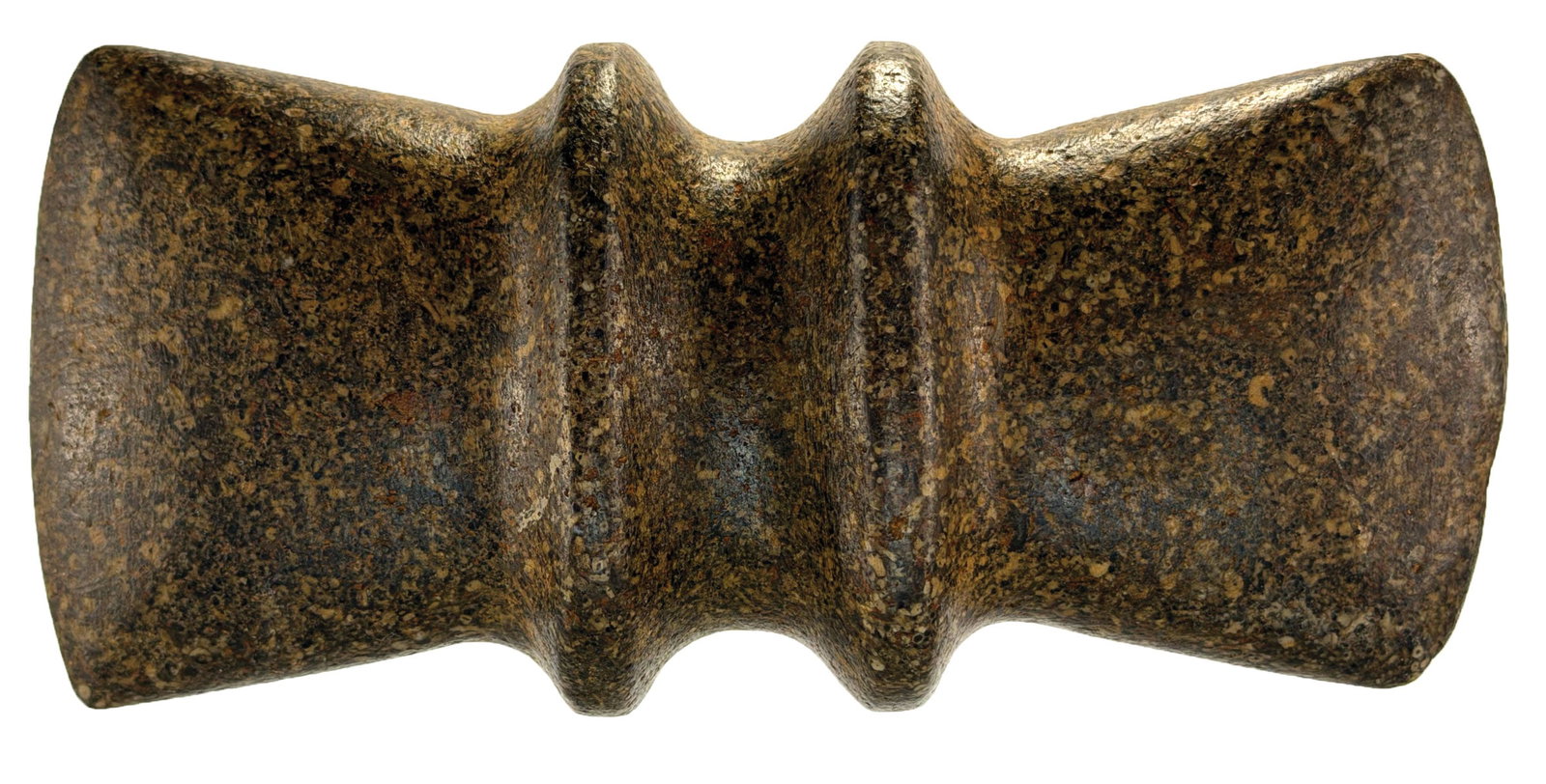 5 1/2” Double Ridge Trophy Axe. New York. Gneiss. Ex Wilson and Smith. COA (1 of 2)