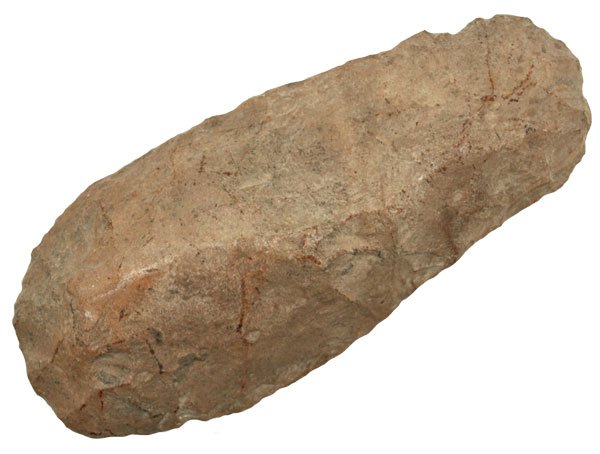 88. 9 5/8” Mill Creek Chert Celt. Madison Co, IL.: 88. 9 5/8” Mill Creek Chert Celt. Madison Co, IL. Ex-Kevin Pipes