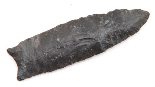 127. 3 1/4” Clovis. Davidson Co, TN. Copeland.: 127. 3 1/4” Clovis. Davidson Co, TN. Ex-Dan Stroud, Dr Stan Copeland (1962). Putty G9 and Partain COAs