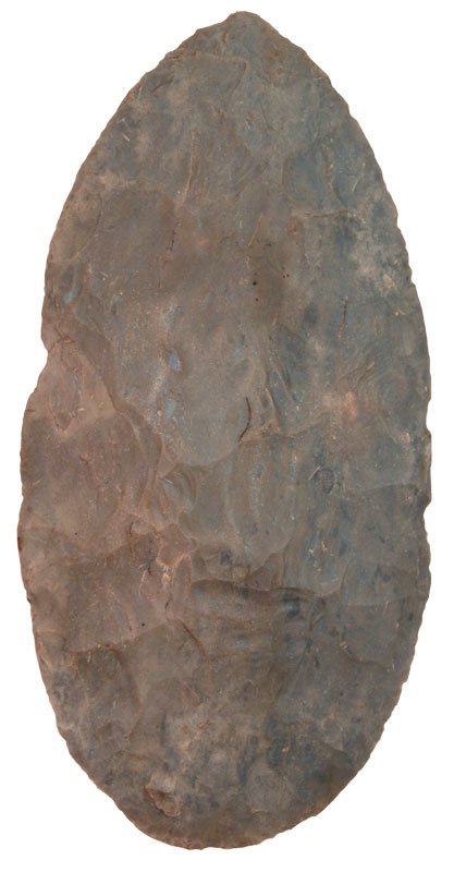 6 1/2" Hornstone Cache Blade: 6 1/2" x 3 3/8" Cache Blade. IN. Hornstone. Well made