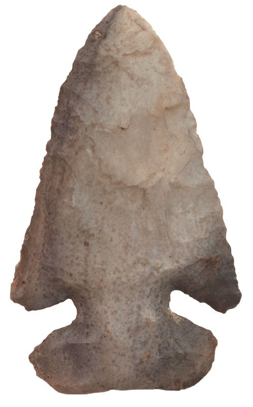 3 7/8" Thebes. Woodford: 3 7/8" x 2 3/8" Thebes. Woodford Chert. Large, well made