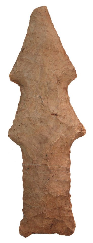 5 1/4" Double Point Mace. Stewart Co, TN. Dickey: 5 1/4" Double Point Mace. Stewart Co, TN. Ex-Tully, Curtiss. Dickey COA