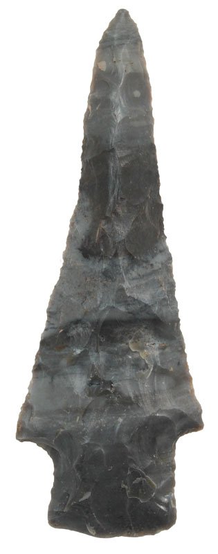 4 3/8" Hopewell. Kane Co, IL. Ex-Stroud, Dr. Meuser: 4 3/8" Hopewell. Kane Co, IL. Ex-Stroud, Dr. Meuser (has Meuser's writing on back)