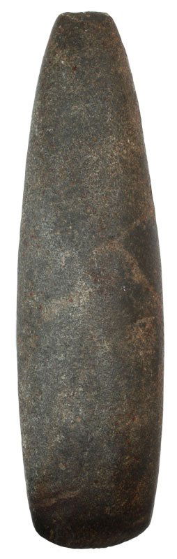 9 1/8" Pole Celt. TN. Davis G10 COA: 9 1/8" Pole Celt. TN. Slight ding to pole on back side. Well polished. Davis G10 COA