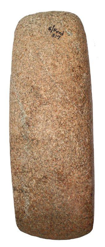 7 5/8" Hopewell Celt. Warren Co, IN. Putty COA: 7 5/8" Hopewell Celt. Warren Co, IN. Very fine and thin example. Found by Max Jordan. Putty COA