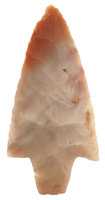 4 1/4" Dickson. Van Buren Co, AR. Novaculite.: 4 1/4" Dickson. Van Buren Co, AR. Colorful Novaculite. Rogers COA