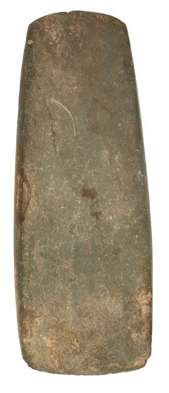 6 1/2" Hopewell Celt. OH. Flat, square sides: 6 1/2" Hopewell Celt. OH. Flat with square sides