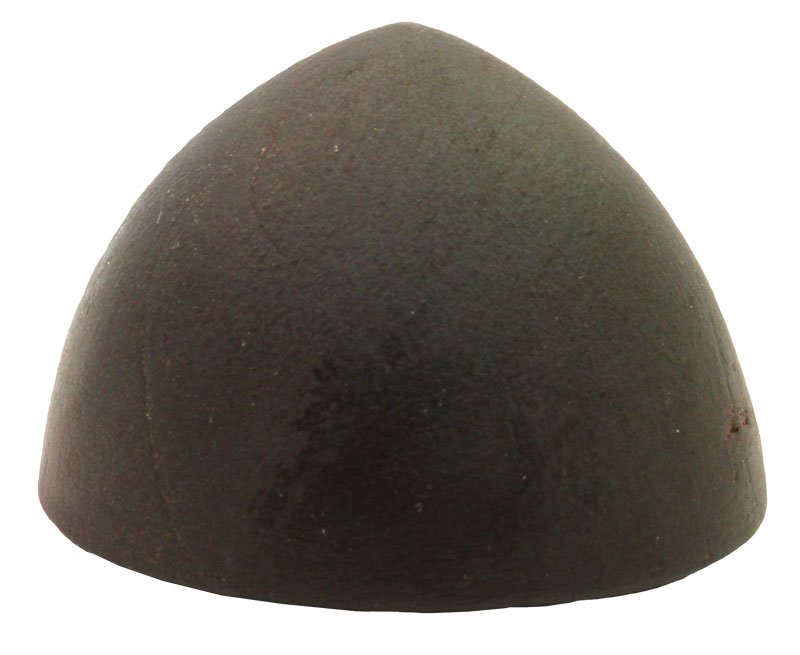 Cone. Ohio. Black Hematite. Davis COA: 1 11/16" Cone. Ohio. Black Hematite. Davis G9 COA