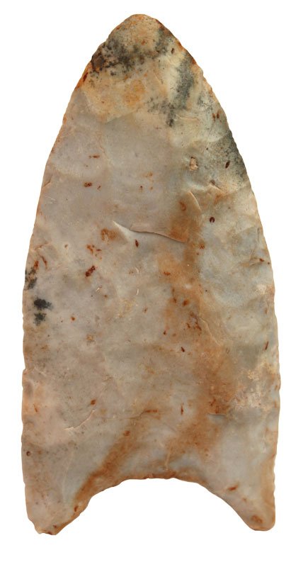 2 1/4" Clovis. OH. Flintridge. Davis COA: 2 1/4" Clovis. Warren Co, OH. Flintridge. Davis G9 COA