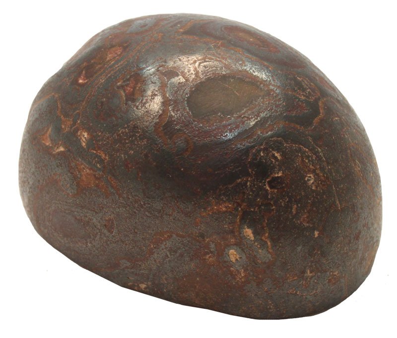 1 7/8" Oval Hematite Cone. Davis COA: 1 7/8" Oval Hematite Cone. Davis G10 COA