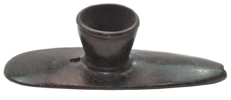 Platform Pipe. Hickory, NC. Ex-Stroud. Davis COA: 5 1/2" Platform Pipe. Hickory, NC. ~1/3 of bowl restored. Highly polished Steatite. Ex-Dan Stroud. Pictured in March 2013 Stroud Catalog. Davis COA